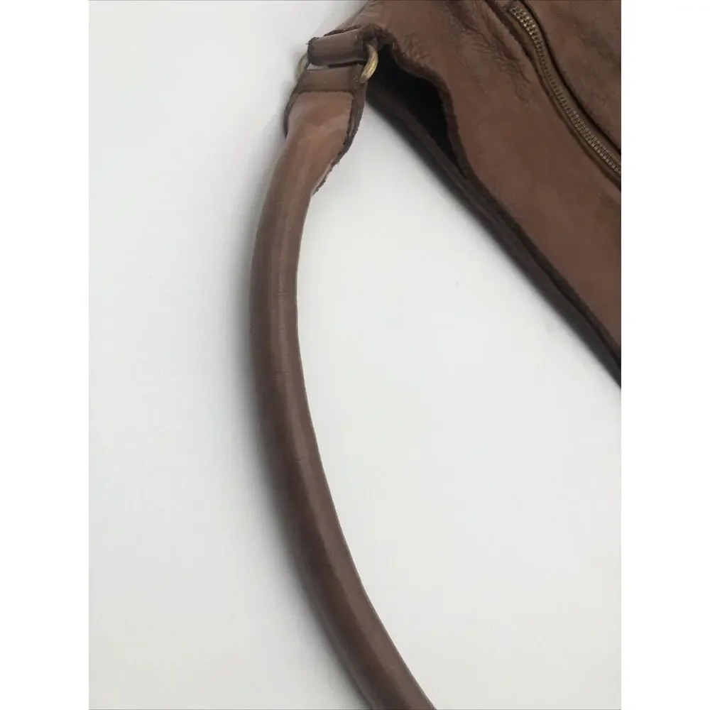 Marta Ponti Designer Soft Woven Leather Shoulder Hobo Purse Bag - Picture 9 of 12